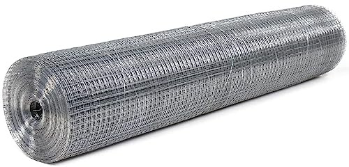 La zappa Treillis soudé pour clôture en métal, maille carrée 13 x 13 mm (50 cm / 10 m galvanisé)