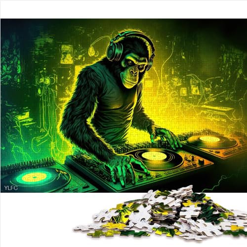jigsaws Monkey djJigsaw Puzzles für Erwachsene 1000 Holzpuzzles Teenager Home Style Puzzlegröße (50x75cm)