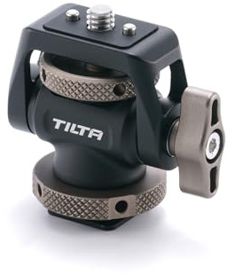 Tilta Camera Monitor Mounting Bracket, Cold Shoe Mount for External Monitor Accessories | Supports 4.4lb Load | 360° Rotation 175° Tilt | Aluminum Adjustable Locking Arm for Camera Rigs