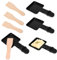 Pumwoy 4 padelle per raclette, design per raclette, con rivestimento antiaderente, per griglia quadrata, mini raclette, accessori per raclette universale