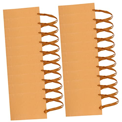 TOVINANNA 20stücke Kraftpapiertüten Papiertüten für Geschenke Einfache Einkaufstaschen aus Papier Verpackungstüten für Süßigkeiten und Snacks