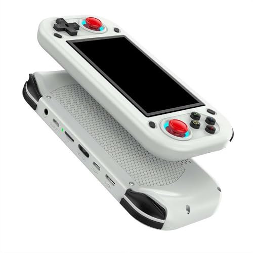R43S Console di gioco portatile retrò, console per videogiochi con schede SD 64/128G, batteria da 2000 mAh, sistema Linux, schermo IPS da 4,3 pollici portatile Pocket Arcade, doppio controller