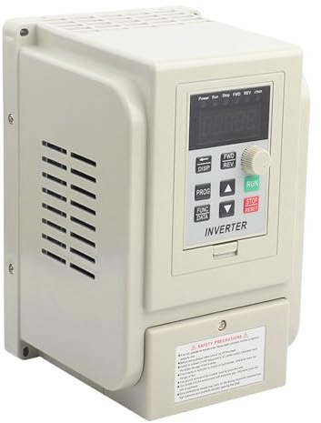 Variateur de Fréquence VFD, Variateur de Fréquence monophasé 220 V CA, Contrôleur de Vitesse VFD pour Moteur triphasé 2,2 KW CA