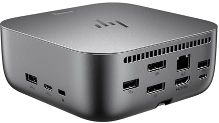 HP Thunderbolt Dock G6 - Dockingstation - Thunderbolt 4-2 x DP, HDMI - 1GbE, 2.5GbE - 100 Watt - Europa