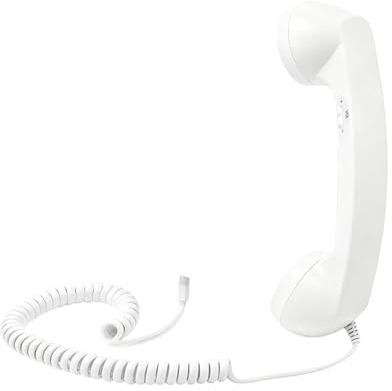 Retro telefonadapter - 20 cm | telefonhörlurar, retro telefonadapter, telefonadaptrar till fast | för kontor, resor, nattduksbord, badrum, säng