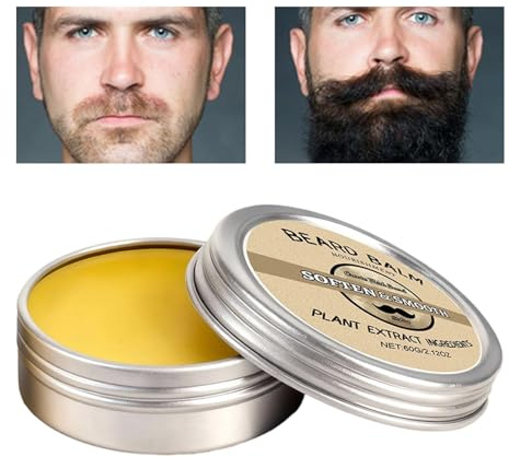 Baume Hydratant Barbe Homme 60g Conditionneur Adoucissant pour Moustache