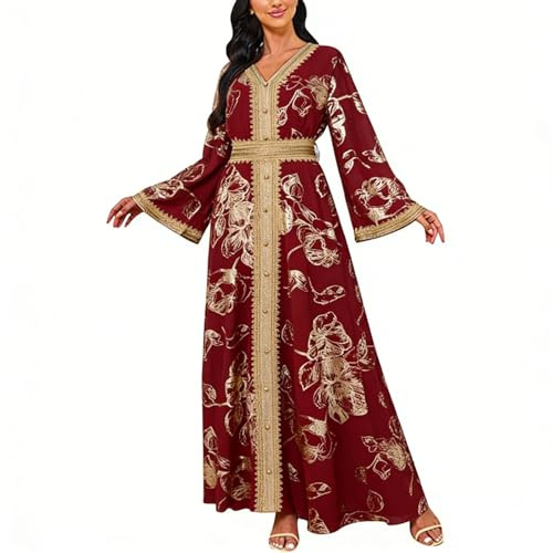 Generisch Gebetskleidung für Frauen, Abaya Damen Gebetskleid Muslimische Kleider Ramadan Namaz Elbisesi Kadin Hijab Kleid Islamische Kaftan Arabische Kleidung Elegant