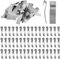 50 Part Formed Greenhouse Overlap Glazing Clips Genuine Elite Greenhouses Parts
