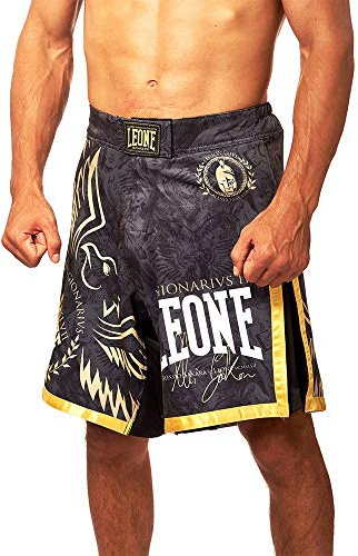 LEONE 1947, Legionarivs II Pantaloncino MMA, Unisex – Adulto, Nero, M, AB790