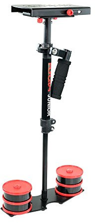 FLYCAM Junior 22/ 55cm Portable Ordinateur de Poche Stabilisateur Steadycam pour caméra vidéo DSLR jusqu'à 1.5kg / 3.3lb avec Plaque de dégagement Rapide + Sac de Rangement (FLCM-JR)