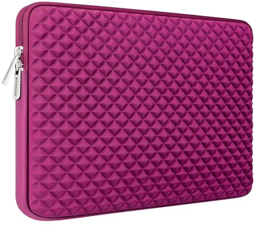 RAINYEAR Laptop Sleeve for 16 inch Laptop 16 MacBook Pro/Max M5 A3428 | A3429 M4 A3403 A3186 M3 A2991 M2 A2780 M1 A2485, 16” Notebook Chromebook Diamond Foam Shock Resistant Padded Protective Case