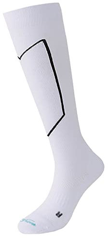 BeiLiHe Atmungsaktive Bequeme Fechtsocken für Kinder, Teenager, Erwachsene, elastische, rutschfeste, verschleißfeste Socken, Fechtausrüstung für Degen, Säbel und Florett (Color : White)