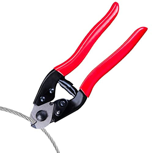 2 Cable Clips | Wire Cutter for Steel | Cable Cutter, Heavy Duty Steel Rope Cutter for Projects, Railing, Wood Decking, Wire Seals and Cable Ytger