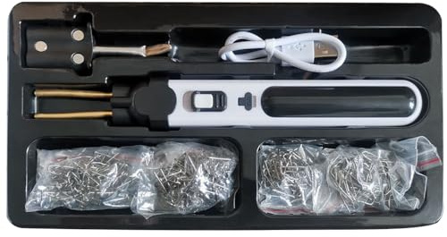 Machine à souder les plastiques portative, Kit de réparation de fissures de panneaux, découpe thermique, agrafeuse à chaud, ensemble d'outils de réparation de trous en plastique avec lumière LED