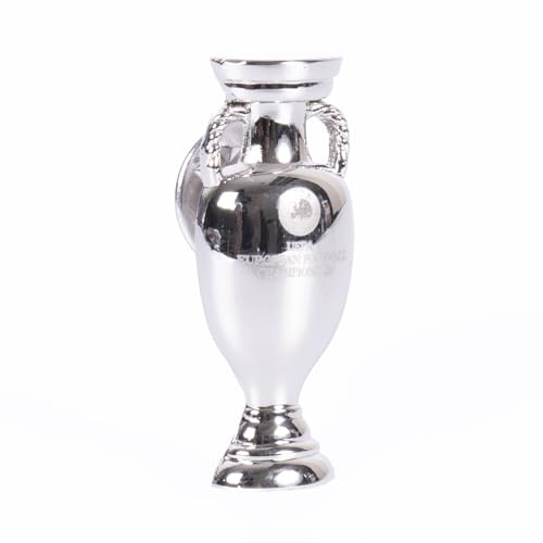 Hy-Pro Euro 2024 Trophäe Pin Anstecker Offiziell lizenziert Euro 2024 Merchandise, silber, Einheitsgröße