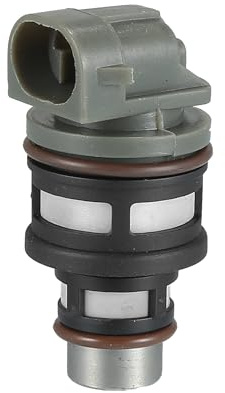 Hihaha Inyector De Combustible 17113197 Para Chevrolet S10 94-97 1 Pc | Para Chevrolet Beretta 94-96 2.2L, Gris, Metal Y Plástico, 12V, 2 Pines, 6 Orificios, Oe: 19244616