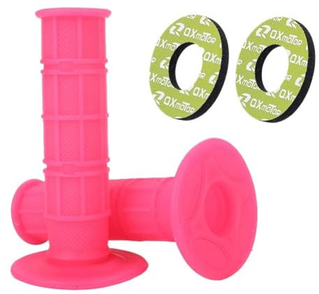 Motorrad Griffe 22mm 24mm Motorrad Griff Griffe Donut Donuts Set for KTM CR CRF XR YZ YZF WR WRF RM RMX RMZ KLX Dirt Pit Bike Motocross Grip Lenkergriffe Motorrad(Pink Green)