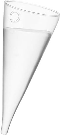 ABOOFAN Handgefertigte Runde Wandvase Aus Glas Für Blumen Wandvase Flasche Für Schlafzimmer Wohnzimmer Büro