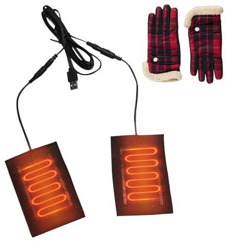 Cuscinetti riscaldanti USB per guanti, Cuscinetti riscaldati per guanti - Cuscino riscaldante invernale 5V | Tappetino riscaldante 2 in 1, tappetino riscaldato USB per guanti, donna uomo, mani calde i