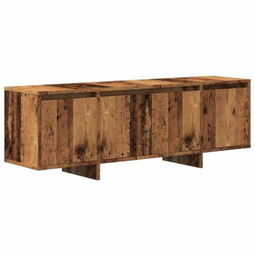 vidaXL Tv-meubel 120x30x40,5 cm bewerkt hout oud houtkleurig