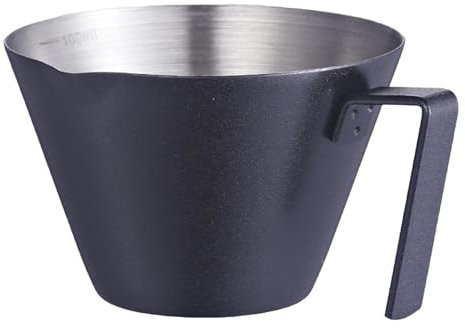 Bicchiere da caffè espresso – Misurino per caffè, dosatore per espresso, in acciaio inox con manico, per caffè, hotel, casa