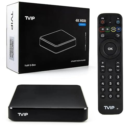 TVIP706 S-Box v.706 Smart Android TV Box 2GB RAM 8GB 4K UHD 2.4/5G WiFi Android11 Nordic one TV Box Set-Top Boxes Supported Open JSON API,Media Player