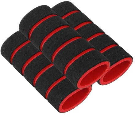 CLISPEED 3 protectores de barra para barras de peso para sentadillas, cubierta para manillar, protección de barra