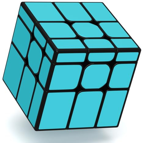 Vdealen Zauberwürfel Cube von Mirror 3x3 Zauberwürfel Original, Glattes Stickerless Magic Cube Würfel Puzzle