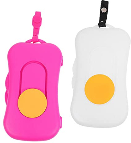 Zerodeko 2stücke Feuchttücherbox Tragbar Für Reisen Outdoor-feuchttücheretui Aus Pp-material Hängende Feuchttücherbox Für Kinderwagen Leicht Zu Reinigen Mit Spenderfunktion Für