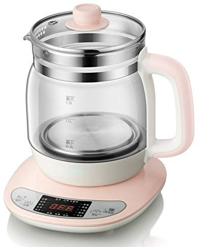 KRXSOBNV, Health Kettle Household Kettle Glass Health Pot Multifunction Flower Teapot Automatic Electric Stew Bird's Nest Pot Electric Kettle ，Electric Kettle