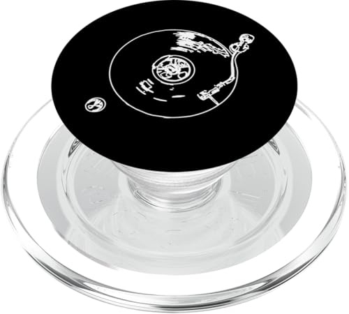 Platine Vinyle Vintage DJ Disc Jockey Tourne-Disque PopSockets PopGrip pour MagSafe