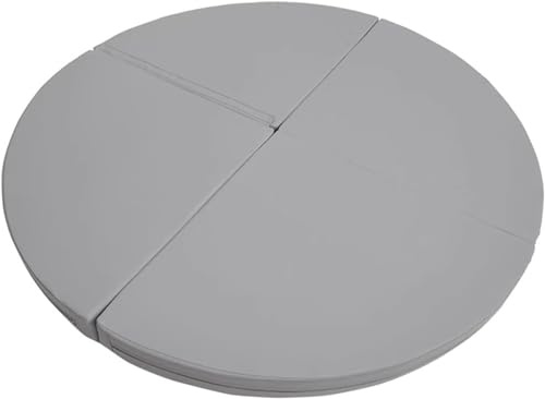 Generisch Pole-Dance-Matte, Faltbare Fallschutzmatte – 1,2 m/1,5 m/1,6 m/2 m rund, tragbare Stoßdämpfungsmatte für Pole Dance, Gymnastik, Yoga und Fitnessübungen, Fallschutzmatte