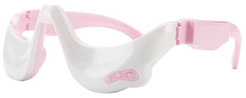 HOMSFOU Professional Eye Massager with USB Rechargeable Battery, Ergonomic Design and Curved Nose Bridge, Promotes Blood Circulation and Provides Fatigue Relief for Home Use
