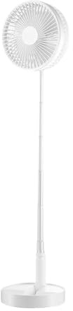 Pedestal Fan Oscillating - Adjustable Remote Control 7200mAh Ventilador - Rechargeable Standing Fan - for Indoor, Outdoor, Home, Bedroom, Living Room, Office, Kitchen, Dorm, Table, Camping, Travel, Ca