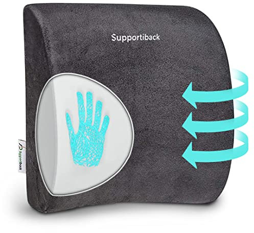 𝐖𝐈𝐍𝐍𝐄𝐑 𝟐𝟎𝟐𝟐* Lumbar Support Pillow -Ergonomic Memory Foam for Back Support and Pain Relief, Office Chair Cushion, Car Seat Cushion
