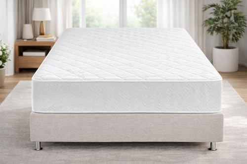 Oliver Smith 10-Inch Luxury Full Memory Foam Mattress Cool Memory Foam with 600 Comfort Support Zones Non-Toxic, Motion Isolating, Medium Firm