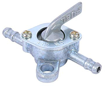 Keenso Valve de Robinet à Essence Ligne de Carburant Pompe À Gaz Vanne Commutateur de Soupape de Réservoir Petcock Fermé 1/4 de la Conduite de Carburant pour