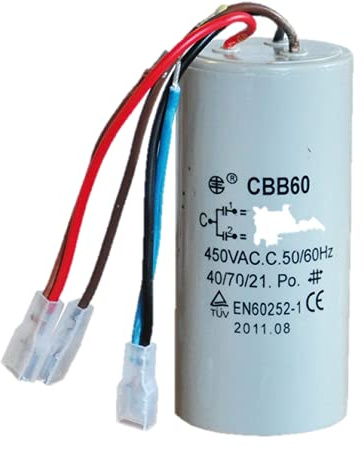 Condensador para montacargas (12,5 MF + 3,5 MF)