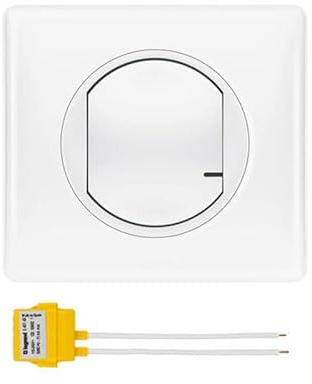 interrupteur - va et vient sans fil - blanc - legrand céliane 067632l