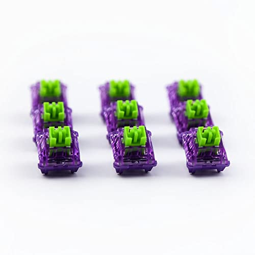 HUFFA Commutateurs de Clavier linéaires commutateurs de Clavier mécanique de Jeu rvb 5Pin commutateur rvb SMD MX for Clavier mécanique (Axis Body : 70pcs, Color : Switch)