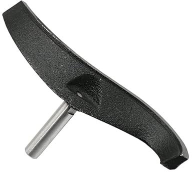 21,6 cm abnehmbare Gusseisen-Holzbearbeitungsdrehmaschine Werkzeugablage Drehmaschine Werkzeugablage Holzbearbeitung Spindel Werkzeugablage Durchmesser 16/25 mm (25 mm Schaft)