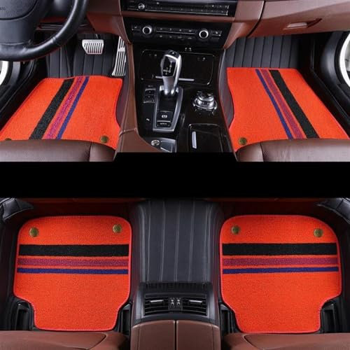 Auto Fußmatten Set Für Mazda CX3 2018 Leder Custom Full Set Auto Fußmatten Interior Styling Zubehör Anti-Slip Teppich Fuß Pads Teppich (Color : 5 PCS4)