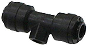 1/4 No boucle Slip verrouillage rapide Connecteurs T coude droit 3/16 filetage T Bouchon de tuyau d'irrigation Tuyau joint d'accouplement 20 Pcs -Interface de tuyau(Rot)
