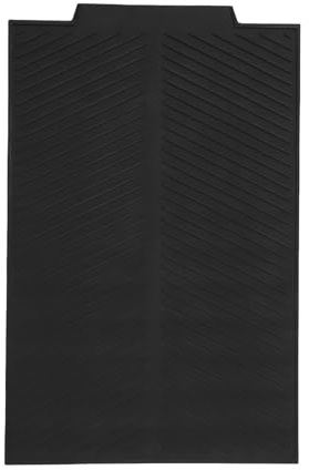 Gachiwar Alfombrilla Escurreplatos de Silicona, 43 cm x 33 cm escurreplatos silicona,Bayeta escurreplatos,antideslizante, resistencia a altas temperaturas,Tapete de silicona para induccion,Negro