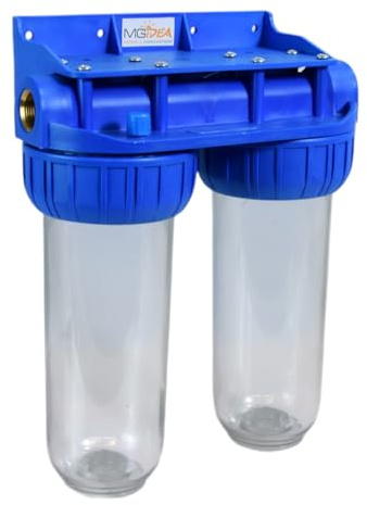 Sistema Porta Filtro per Acqua, Ampolla da 254mm (10), Trasparente (2^ STADI - 3/4)