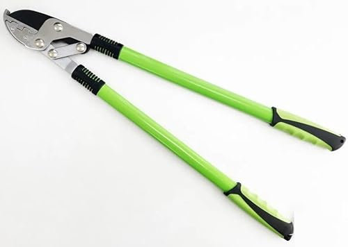 Unibos | 750mm Ratchet Anvil Pattern Loppers | Long Reach Garden Tool | 40mm Pruning Gardening Hand Tools | Heavy Duty Garden Cutting Tool | Carbon Steel Blades