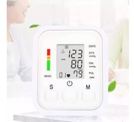Misuratore di Pressione da Braccio Digitale – Preciso, Facile da Usare, con Display LCD Extra Grande, Memoria Intelligente e Bracciale Auto-Adattivo