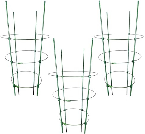 WJnflQN Treillis, cages de treillis robuste – Piquets de jardinage, supports de fleurs pour vignes, fruits, fleurs, plantes grimpantes, pots