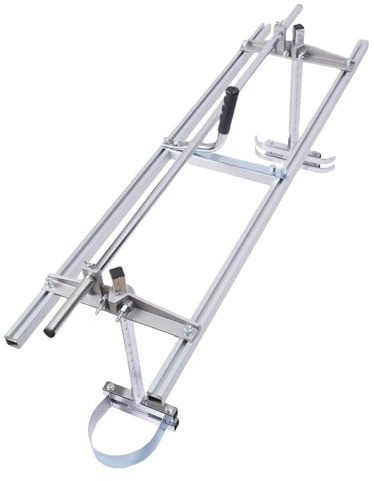 Sega a catena in lega di alluminio, 0 – 47,24 cm, regolabile, 42 cm, altezza di taglio, per silvicoltura, produzione di legni, giardino, fai da te