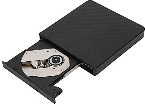 Annadue Lecteur DVD Externe USB 3.0 Graveur CD DVD, Lecteur CD VCD SVCD Portable Mince Enregistreur Optique Externe pour Ordinateur Portable PC de Bureau